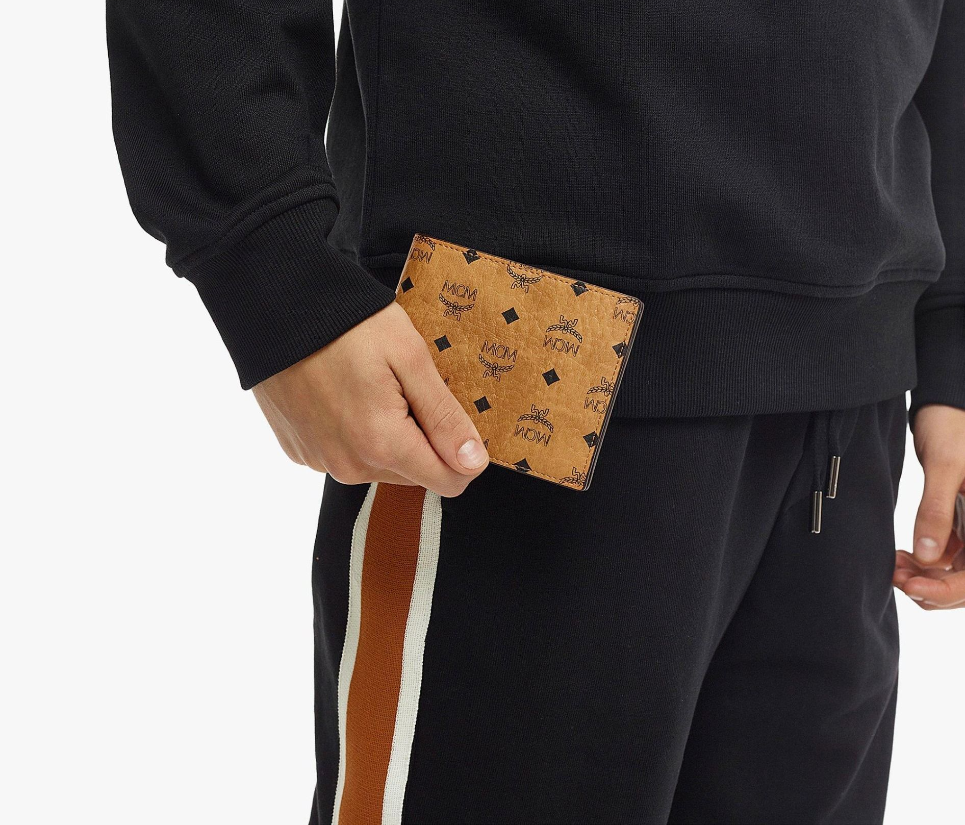 Vi MCM Bifold Wallet With Card Case 'Cognac' MXSAAVI02CO001