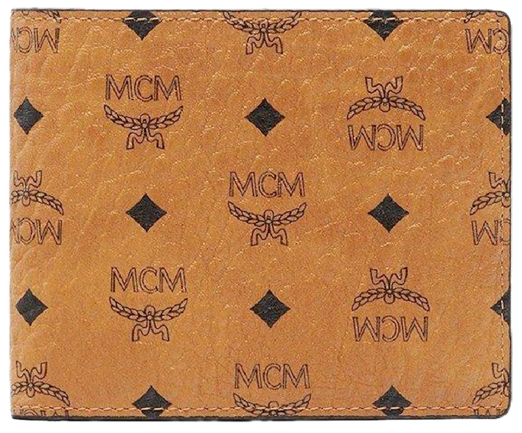 Vi MCM Bifold Wallet With Card Case 'Cognac' MXSAAVI02CO001