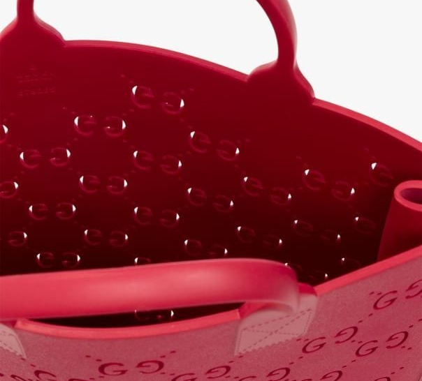 Tui Gucci GG Rubber Tote Bag 'Red' 679365-JFO00-2797
