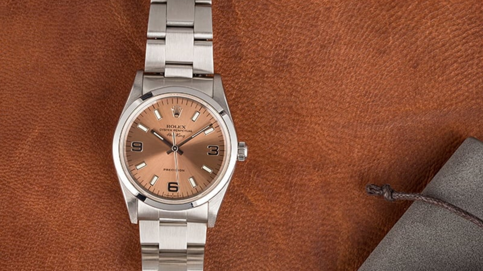 Hinh anh 7: Dong ho Rolex OysterDate 6466 co dien, vo thep khong gi.