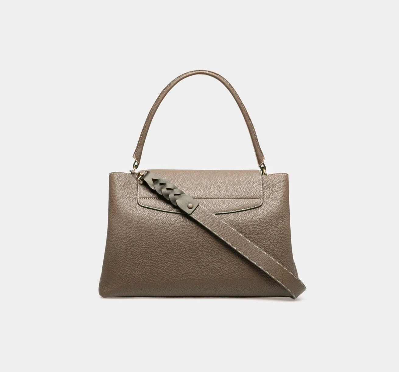 Tui Bally Layka Leather Top Handle Bag 'Brown' 6300002