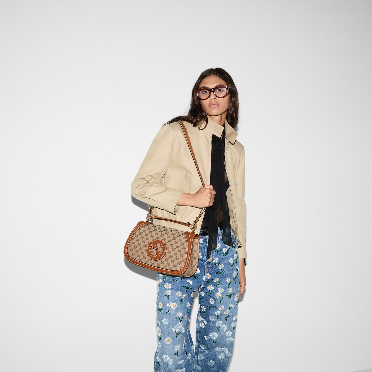 Tui Gucci Blondie Medium Top Handle 'Beige' 815716-HAAKG-9755