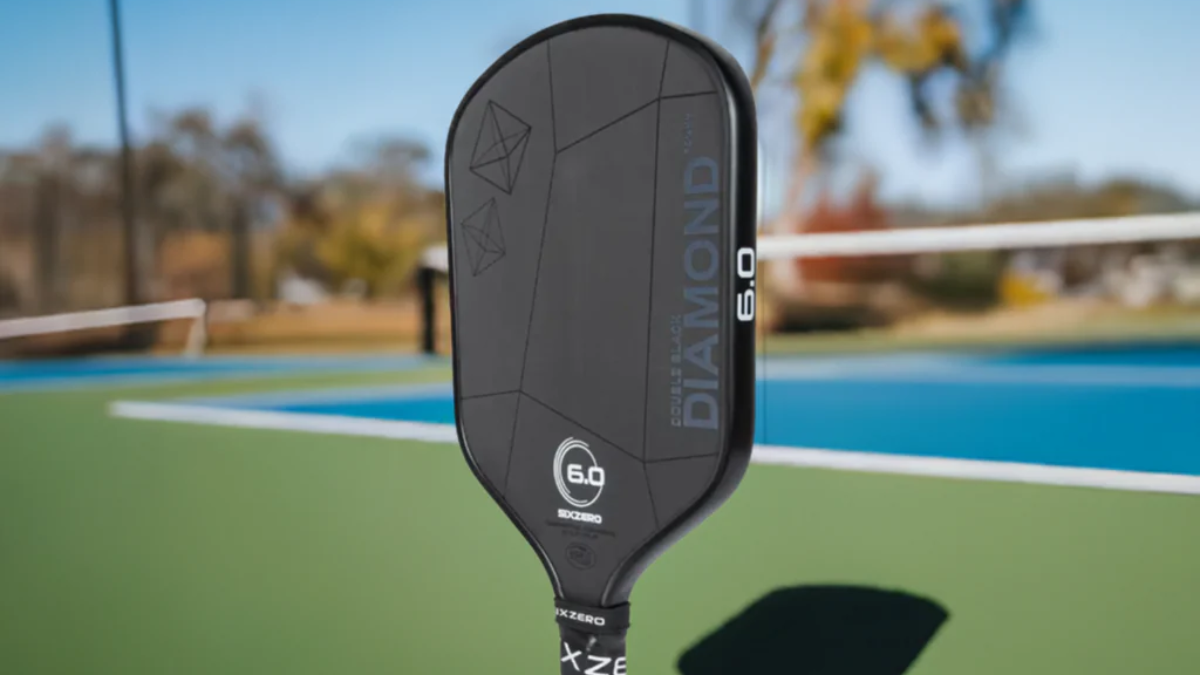 Hinh anh vot pickleball Six Zero Infinity Double Black Diamond 16mm