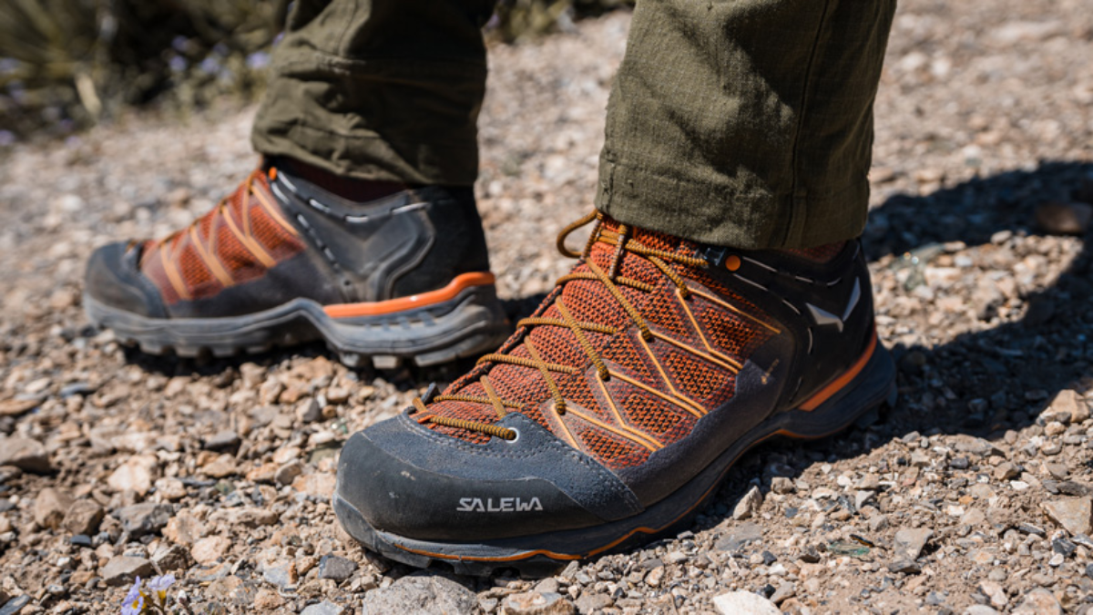 Giay hiking Salewa Mountain Trainer Lite Mid GTX, thiet ke nhe, chong nuoc, de Pomoca bam chac