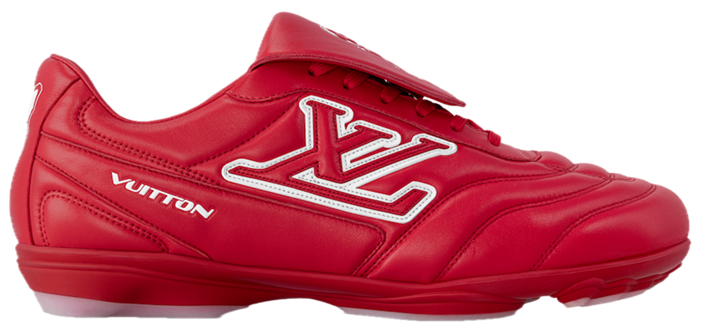 Giay Louis Vuitton LV Footprint Football Trainers 'Red' 1AHDOP