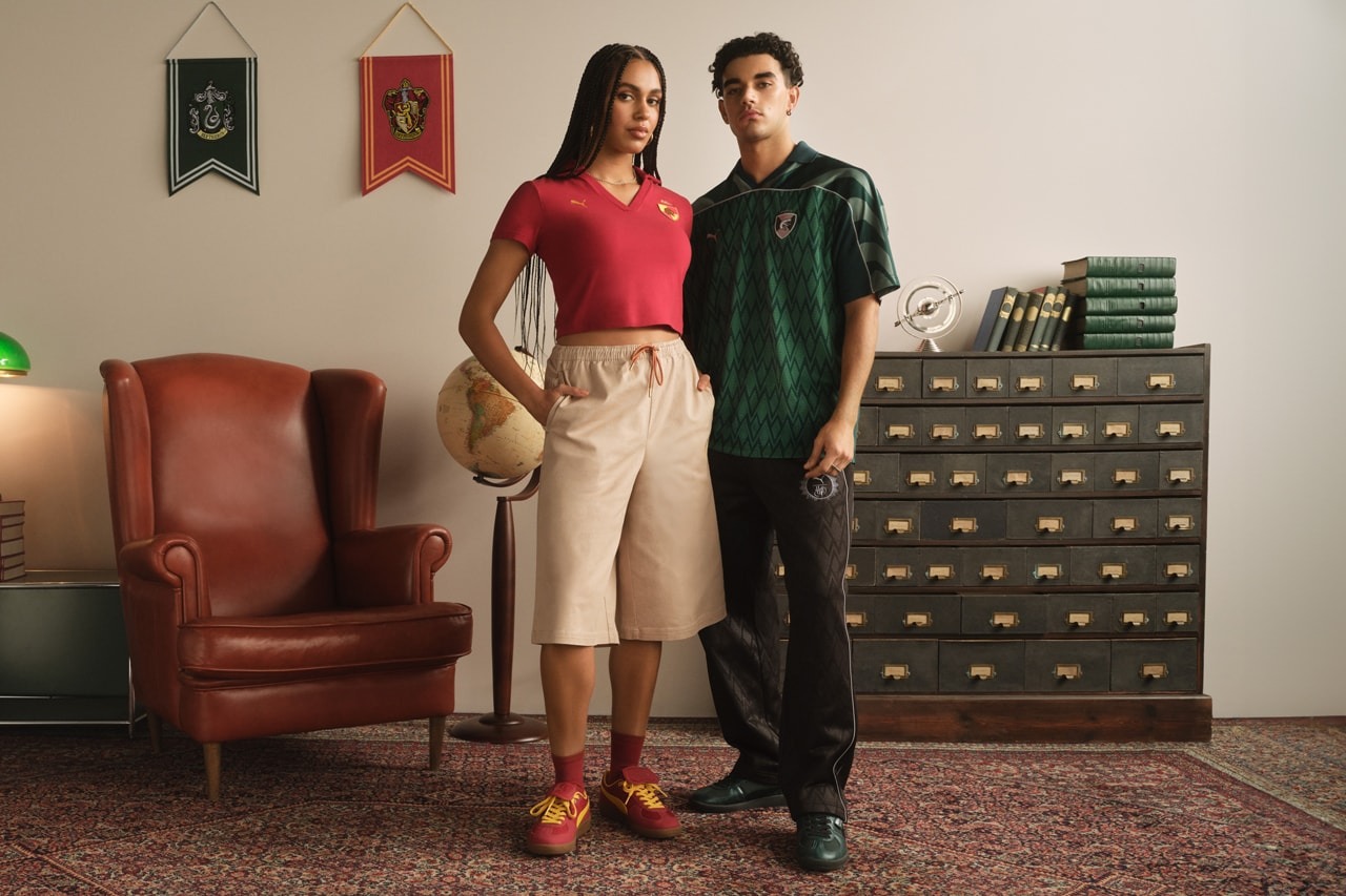 PUMA "hoa phep" the gioi Harry Potter len trang phuc va giay dep