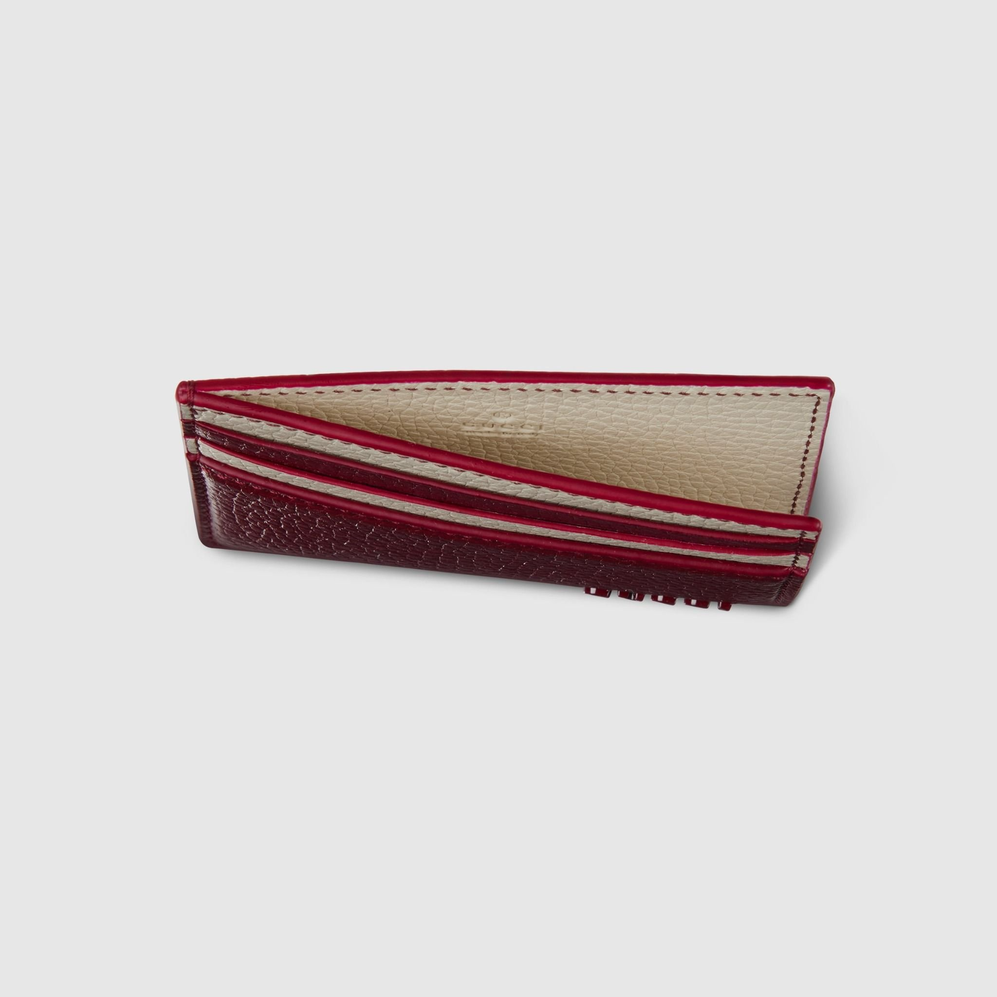 Vi Gucci Bi-color Card Case 'Rosso Ancora' 817043-AAEGG-6247
