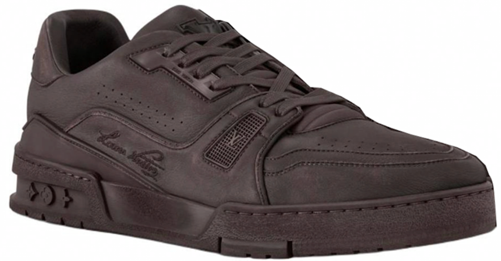 Giay Louis Vuitton LV Distressed Trainers 'Brown' 1AHDB0