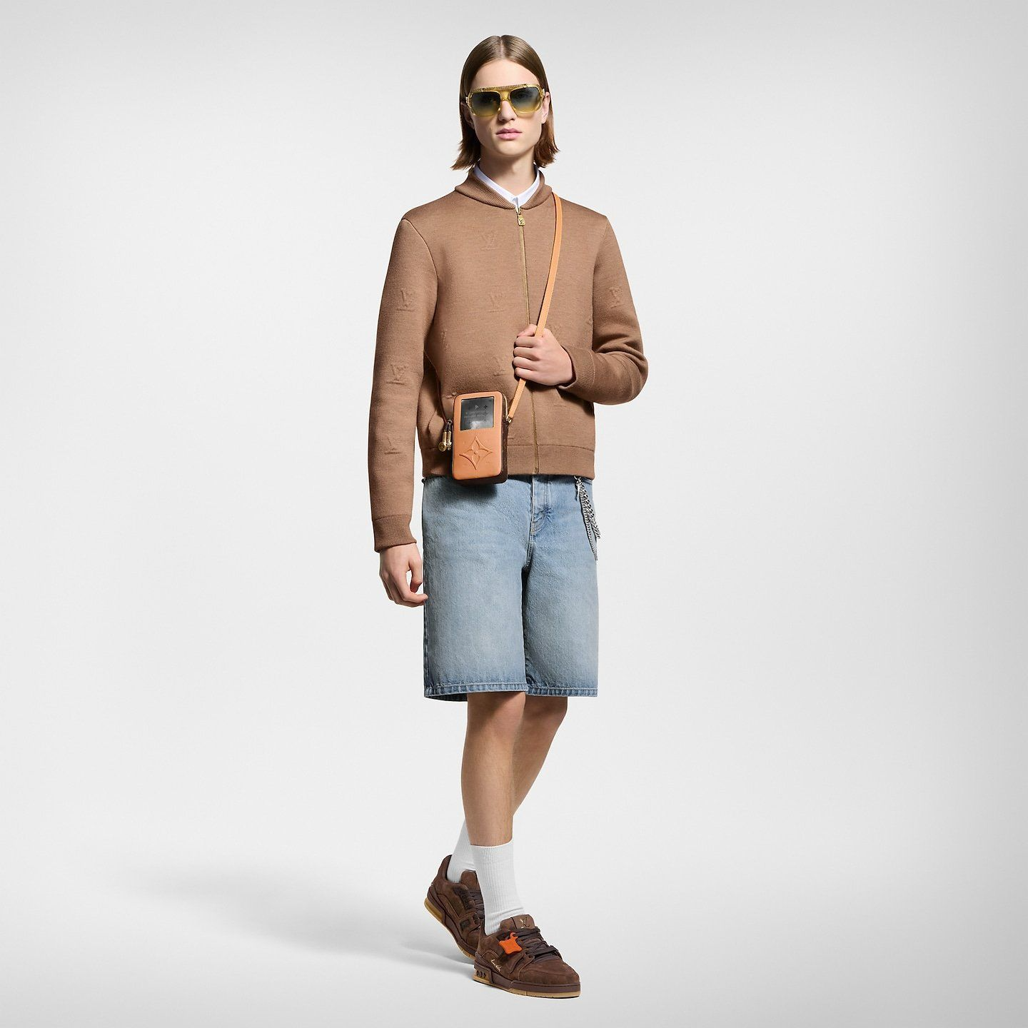 Giay Louis Vuitton LV Trainers 'Brown' 1AH636