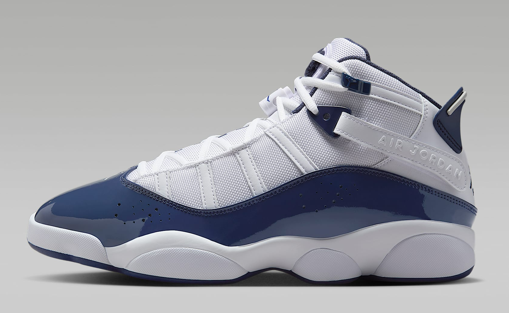 Giay Jordan 6 Rings 'White Midnight Navy' 322992-124