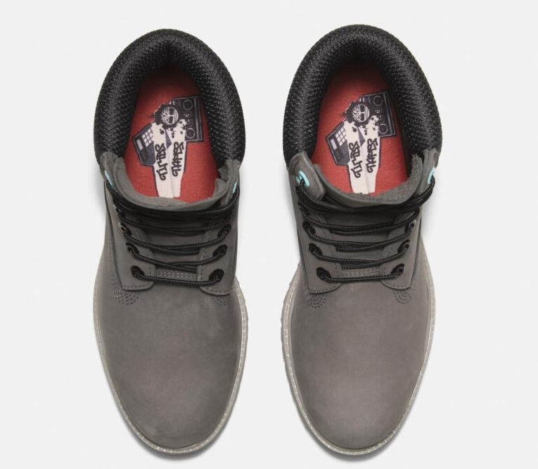 Giay Timberland Premium 6-Inch 'Grey Nubuck' A2P6WEL8