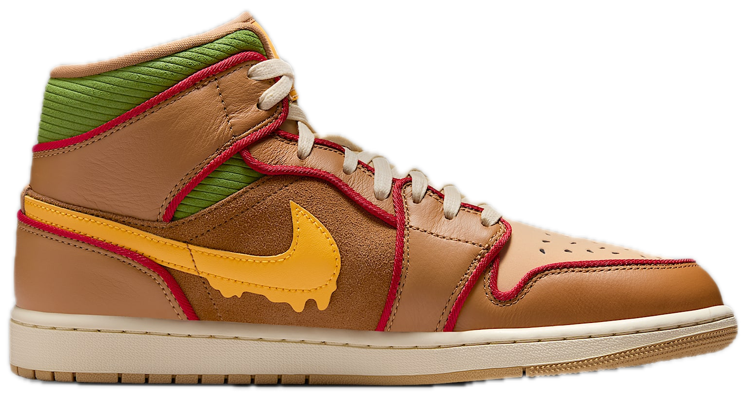 Giay Nike Jordan 1 Mid SE 'Cheeseburger' IB7403-224