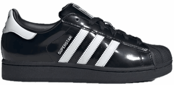 Giay Adidas Superstar II 'Black White Patent' JH7756