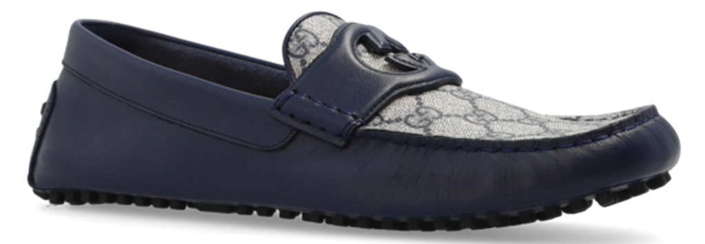 Giay Gucci Interlocking G Driver 'Dark Blue' 730148-AAB7Z-4142