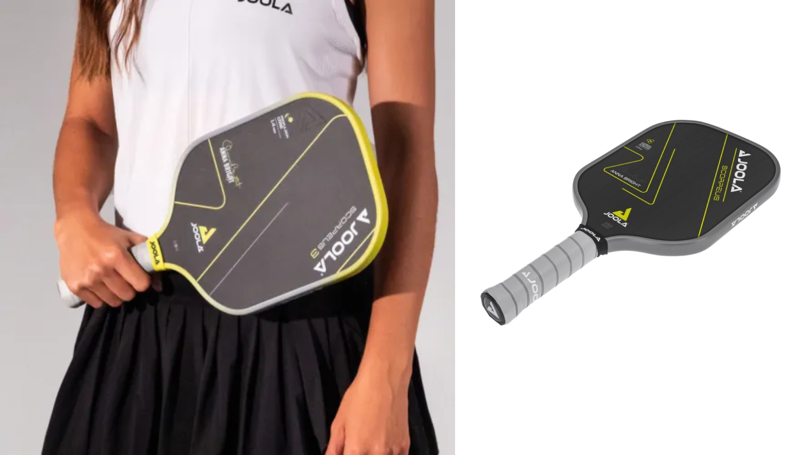 Đánh giá vợt Pickleball JOOLA Anna Bright Scorpius 3S 14mm Hinh anh 1: Vot Pickleball JOOLA Anna Bright Scorpius 3S 14mm