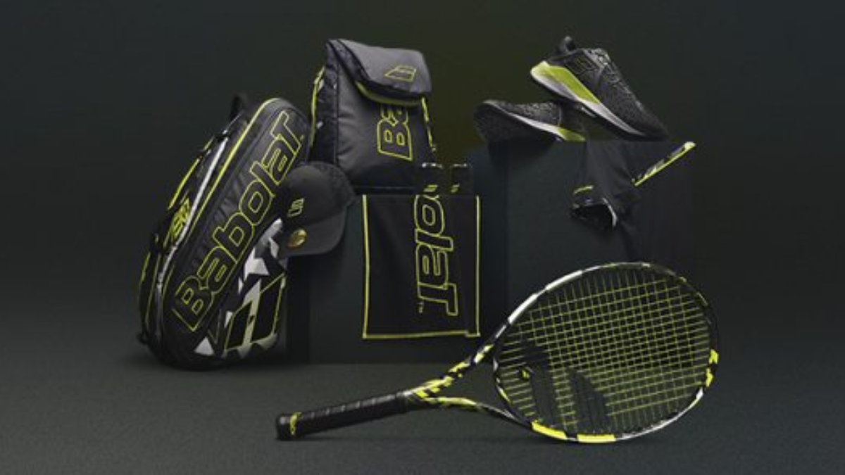 Huyen thoai tennis Rafael Nadal cam vot Babolat tren san dau