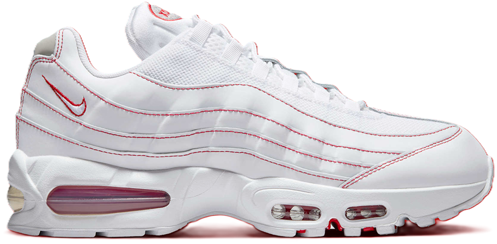 Giay Nike Air Max 95 OG 'Big Bubble White University Red' IB7936-100
