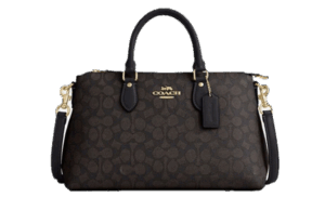 Tui Nu Coach Georgia Satchel Bag 'Walnut' CW422-IMXAQ