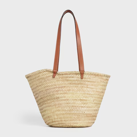 Tui Celine Classic Panier Palm Leaves Calfskin 'Beige' 192622CGG-04LU