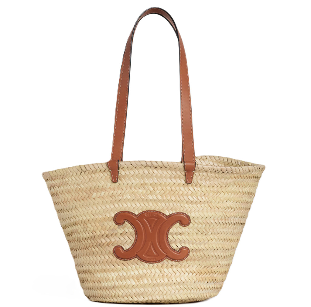Tui Celine Classic Panier Palm Leaves Calfskin 'Beige' 192622CGG-04LU