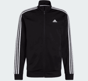 Ao Adidas Essentials Warm-Up 3-Stripes 'Black' H46099