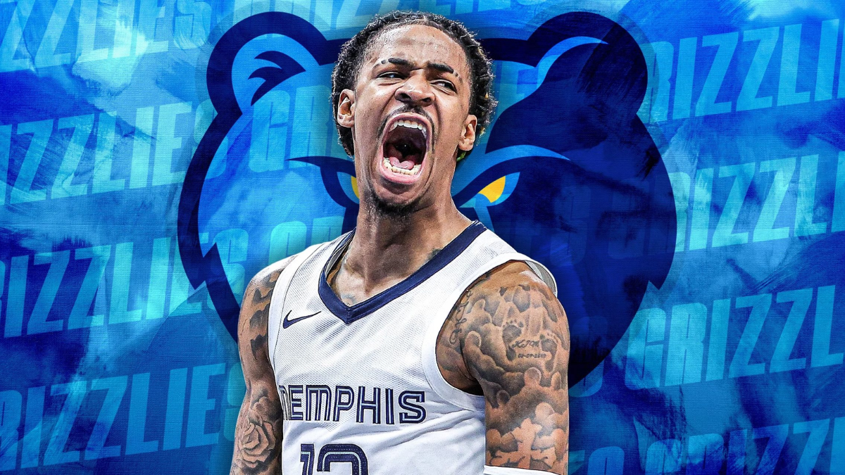 Ja Morant trong mau ao Memphis Grizzlies, dai dien moi cua Nike