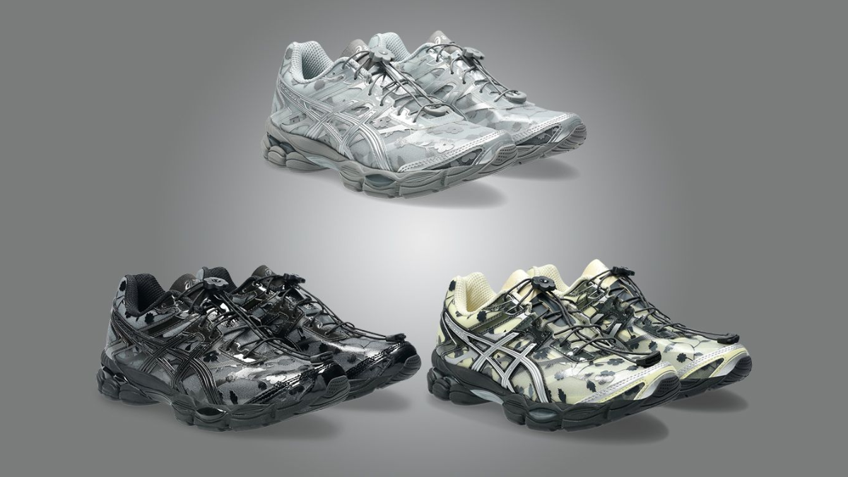 Bo suu tap giay ASICS Floral Pack voi thiet ke hoa my