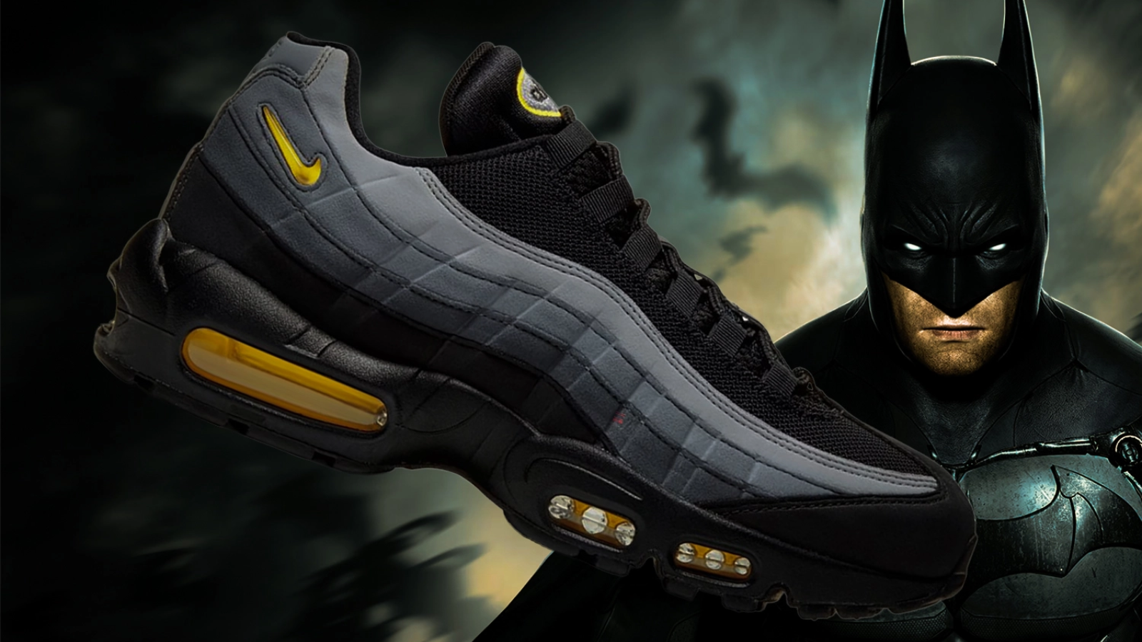 Hinh anh 3: Cac mau giay sneaker lay cam hung tu sieu anh hung: Batman, Hulk, Wolverine, Invisible Woman, Spider-Man.