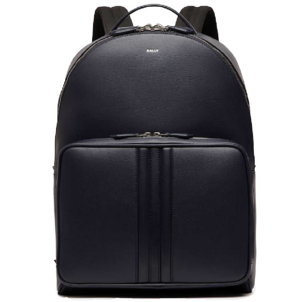 Balo Bally Mythos Backpack In Recycled Leather 'Navy' 6310278