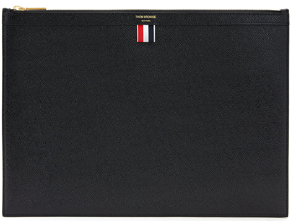 Vi Thom Browne Large 3 Wire Tap Common Clutch 'Balck' MAC020L-00198-001