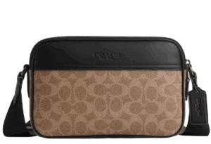 Túi Coach Graham Crossbody 'Tan Black' CV921-QBNRX