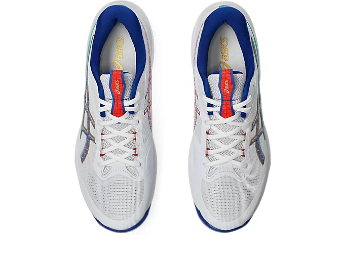 Alternative view of Giày Asics Netburner Ballistic FF 4 'White Blue' 1051A096-960