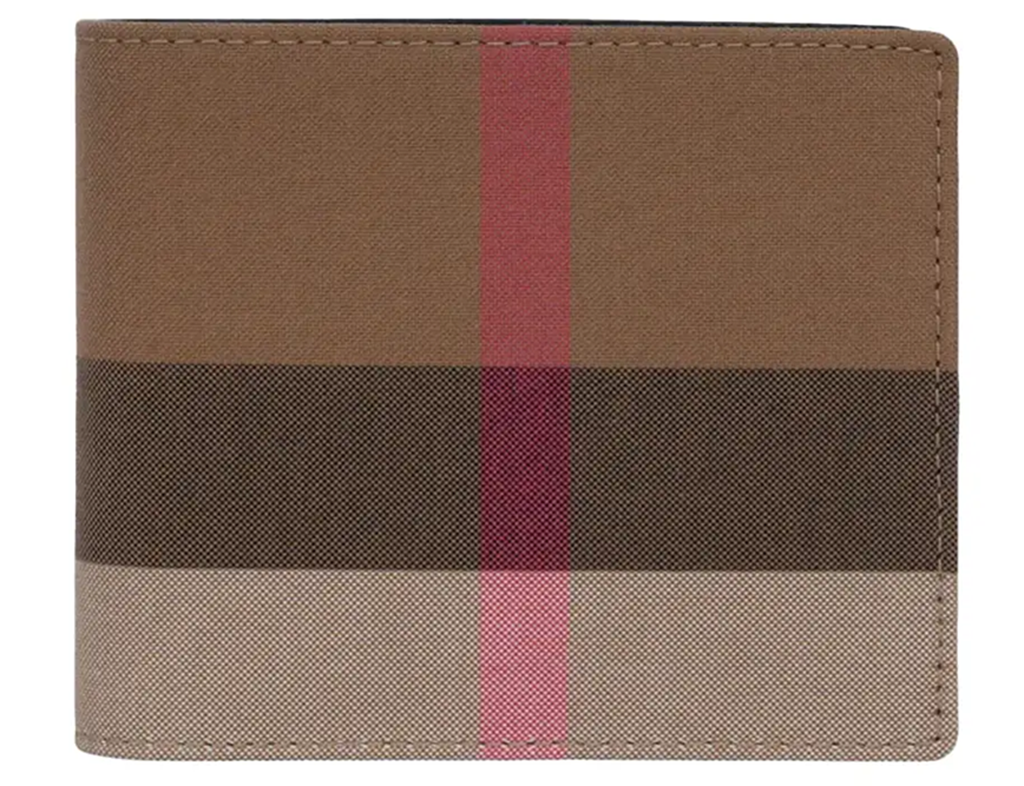 Ví Burberry Bi-fold Check Canvas x Leather 'Multicolor' 80845651