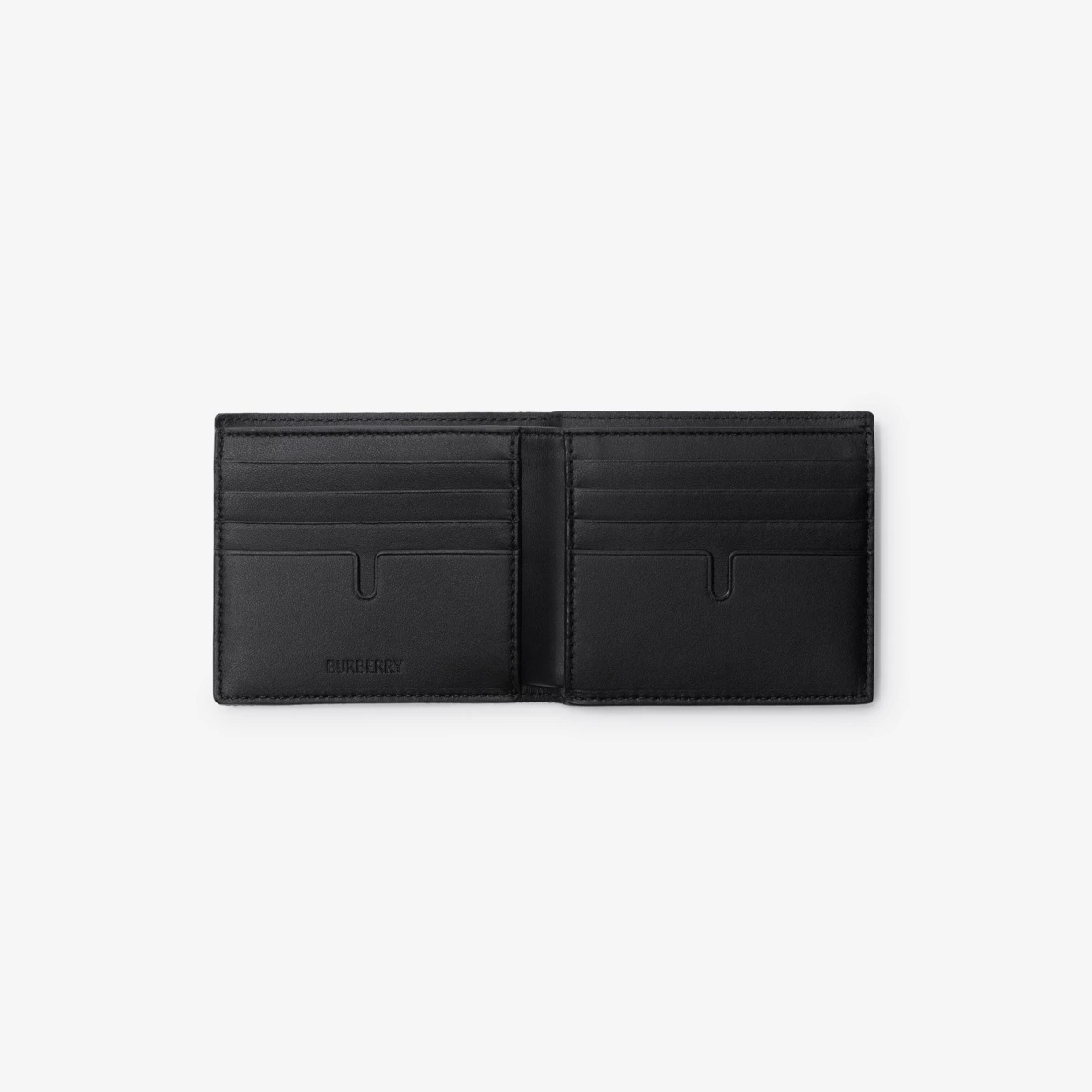 Alternative view of Ví Burberry Check Bifold Wallet 'Black Calico' 80895201