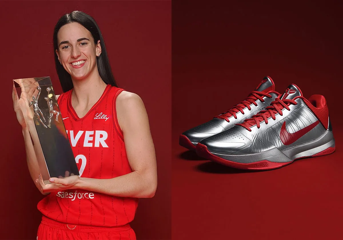 Hinh anh 2: Nike Kobe 5 Protro PE cua Caitlin Clark, phoi mau Indiana Fever