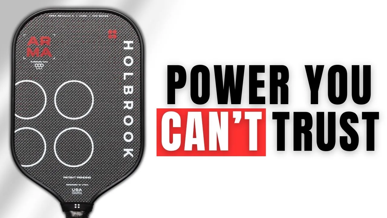 Review chi tiet Vot PickleBall Holbrook ARMA