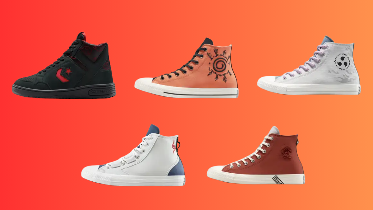 Giay Converse x Naruto Shippuden voi thiet ke nhan vat noi bat
