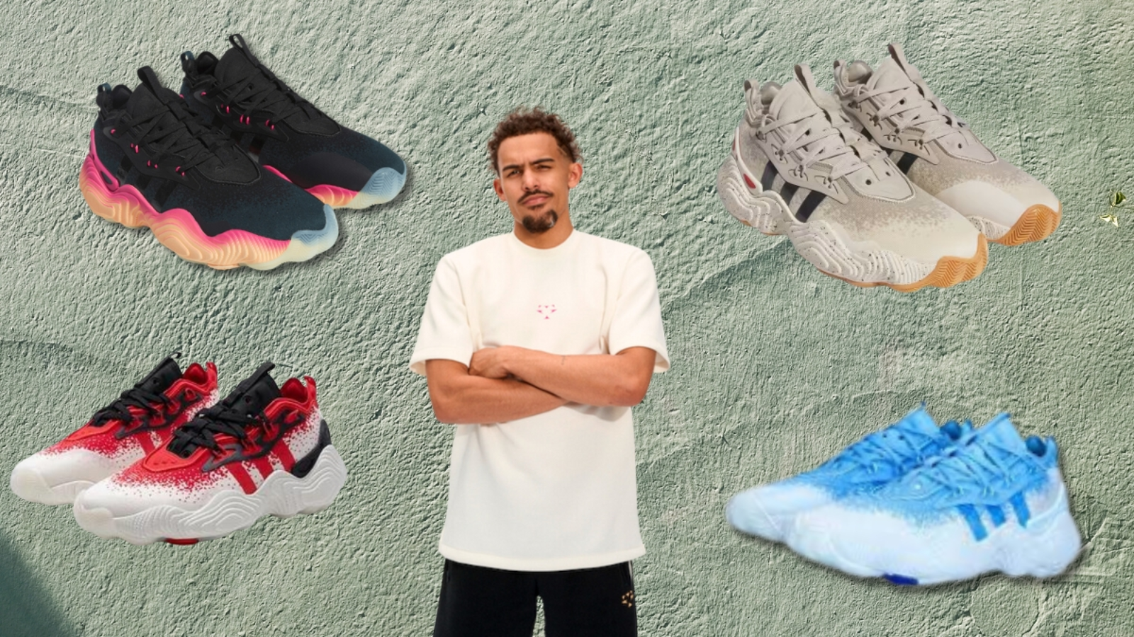 Hinh anh 2: Trae Young thi dau trong tran dau NBA cung doi giay adidas