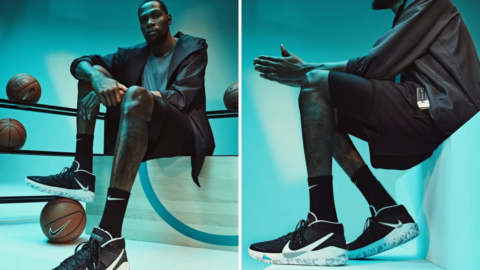 Hinh anh 2: Kevin Durant thi dau trong mau ao Phoenix Suns, noi bat voi giay Nike KD 17.