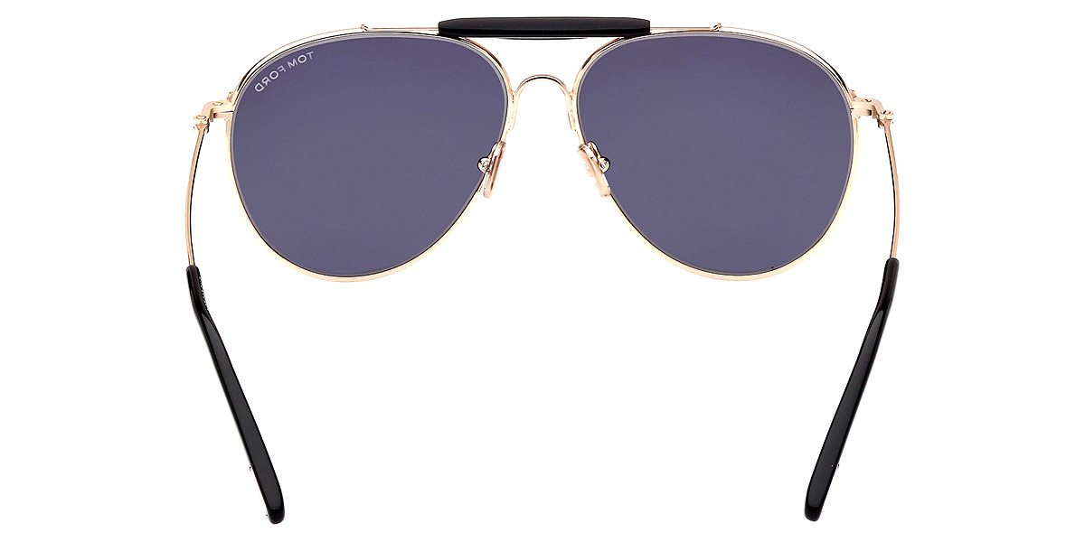 Alternative view of Kính Tom Ford Aviator Smoked 'Gold' FT0995-5928A
