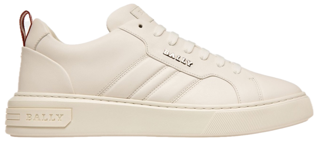 Giày Bally Maxim Leather 'White' 6300106