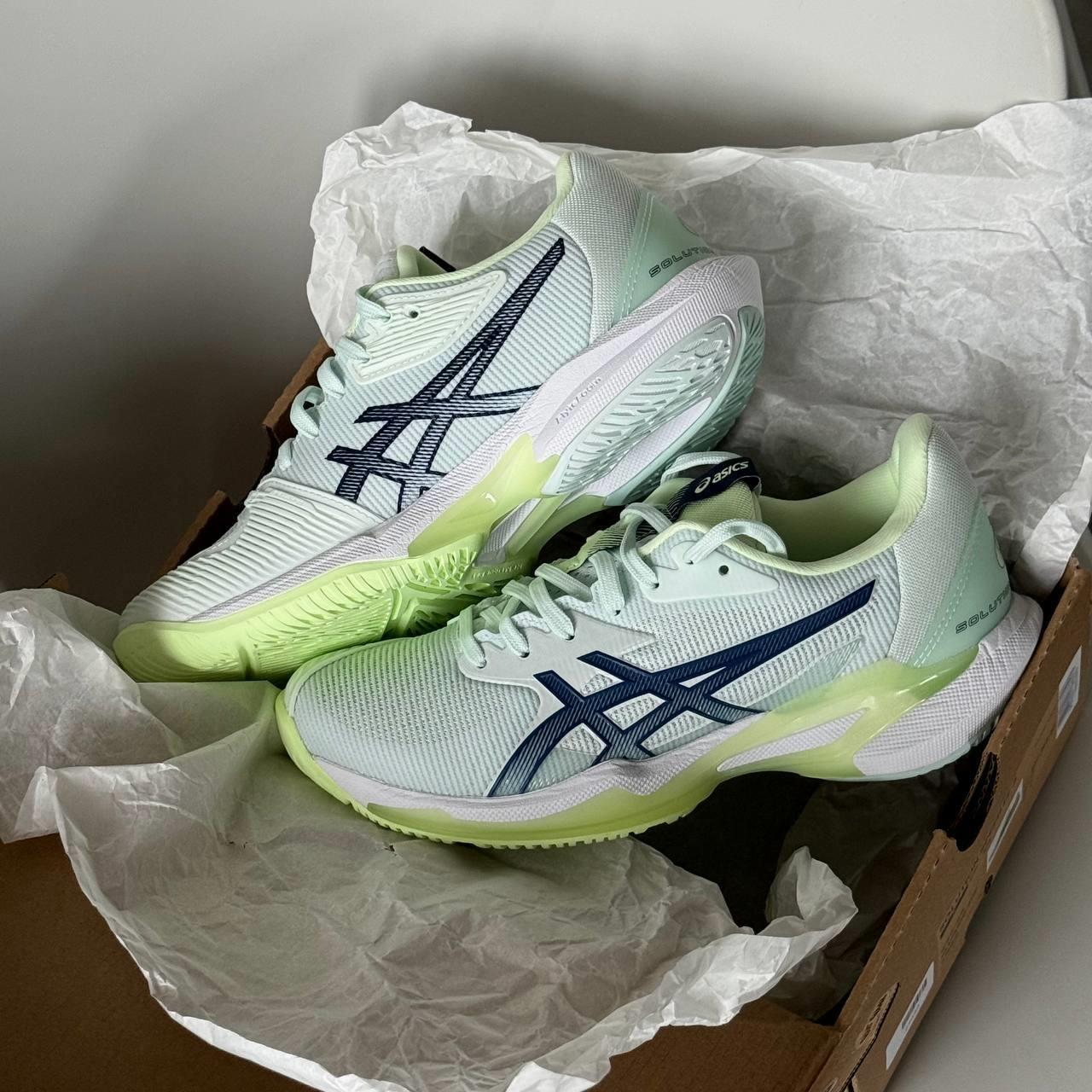 Alternative view of Giày Asics Solution FF 3 'Pale Mint Blue Expanse' 1042A250-300