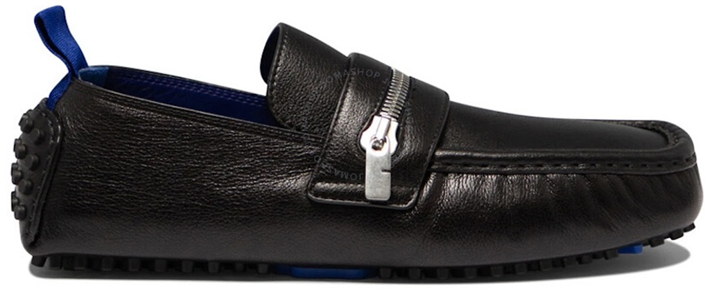 Giày Burberry Loafer Zip Detail 'Black' 8088131