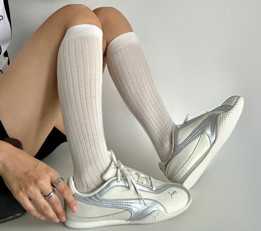 Alternative view of Giày Puma Bella V2 Leather 'Biedge Silver' 404043-02