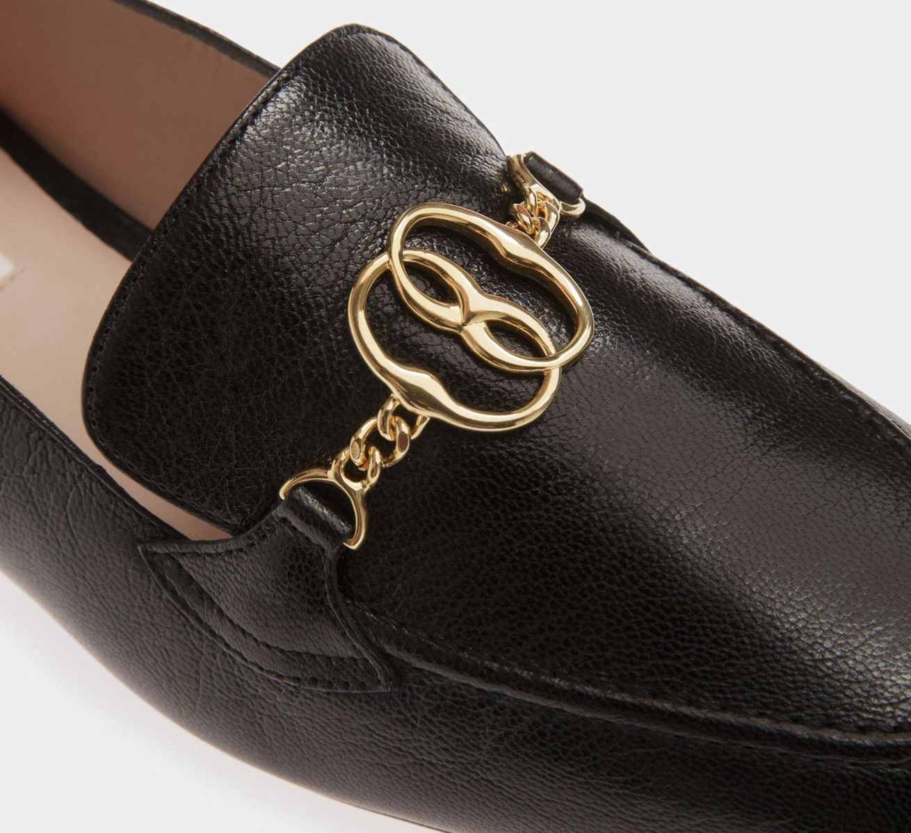 Alternative view of Giày Bally Daily Emblem Loafers 'Black' 6304526