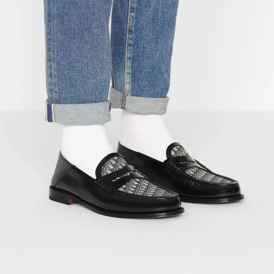 Alternative view of Giày Dior Loafer Smooth Calfskin 'Black' 3LO115ZKF-H961