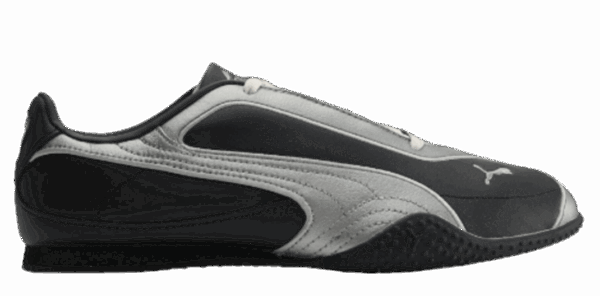 Giày Puma Bella V2 Leather 'Black Aged Silver' 404043-01