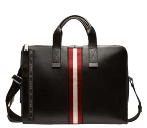 Túi Bally Henri Leather Business Bag 'Black' 6231775