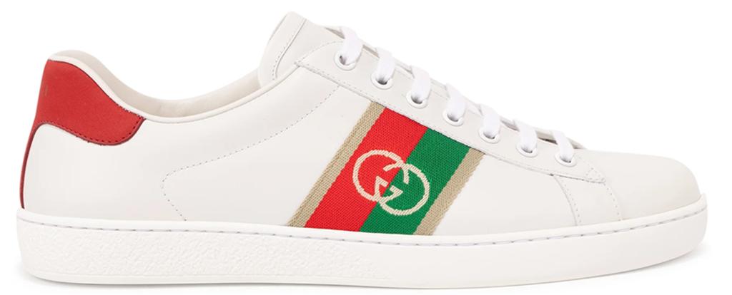 Giày Gucci Ace Sneaker Interlocking G 'White' 6447491-XGM0-9063