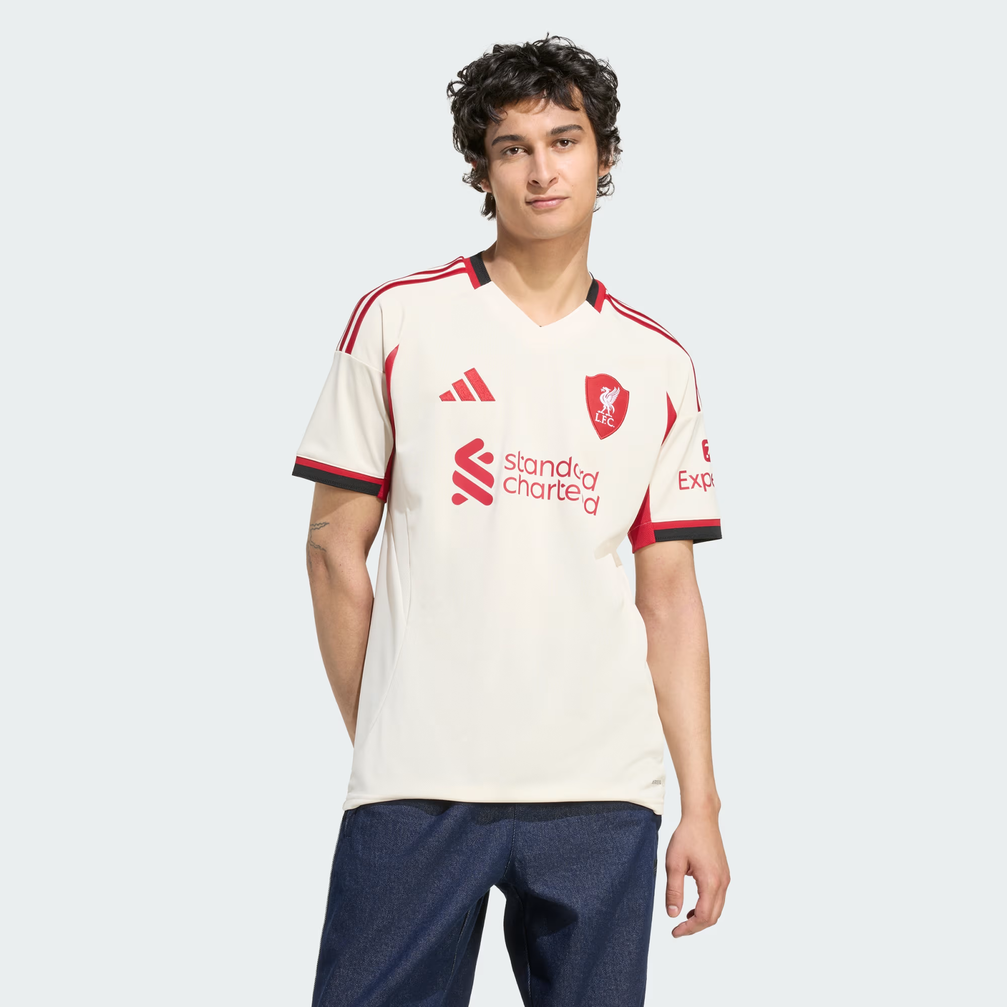 Áo Adidas Liverpool FC 25/26 'Wonder White' JV6487 - Ảnh 2